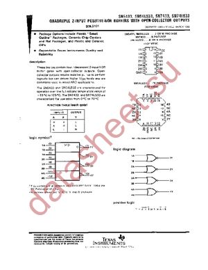 SN74LS33DRG4 datasheet  